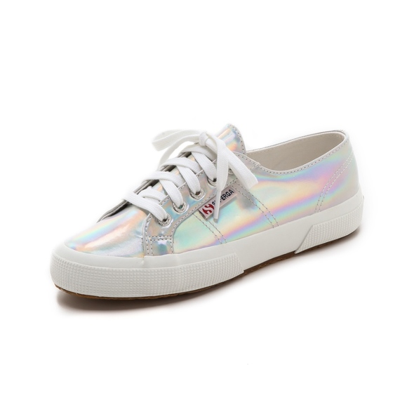 Superga Shoes - Superga Hologram Mirrored Sneakers